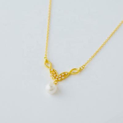 China FASHIONABLE freshwater pearl gold color women pendant necklace for sale for sale