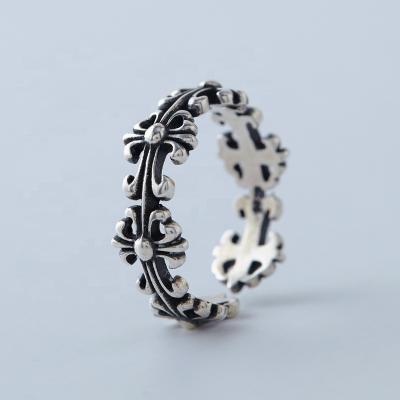 China New Design Special Design Antique Finish Islamic Ring Hydis S925 Casual/Sports Ring for sale