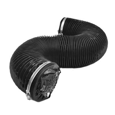 China Frame Hydroponics Heavy Duty Ventilation PVC Fireproof Aluminum Flexible Air Duct for sale