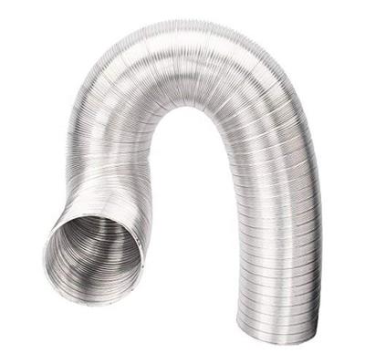 China 6inch Metal Ducting Vent Flexible Semi Rigid Pipe for sale