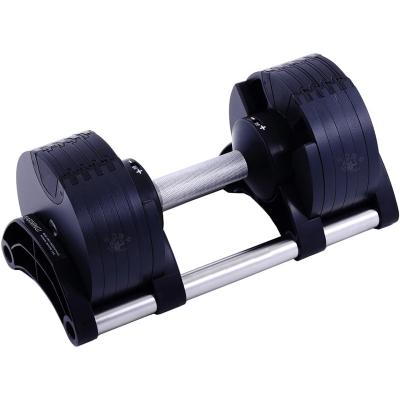 China Universal Douli 10 Weights In 1 20KG Cast Strength Training Adjustable Dumbbell With 2KG Rise for sale