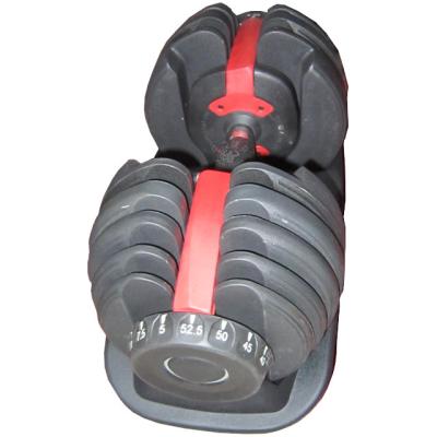 China Douli universal professional manufacturer 52.5LB 24KG powerlifting adjustable cast iron plate dumbbell for sale