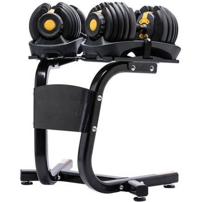 China Fitness Application Universal Wide Efficient Dumbbell Rack Adjustable Dumbbells Sets With Rack for sale