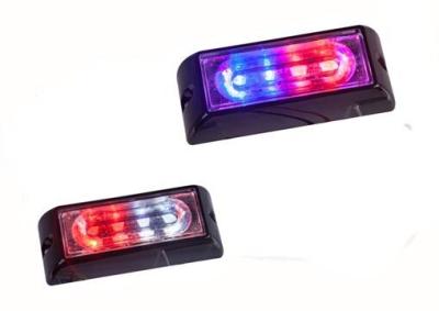 China Red / Blue LED Lighthead 4W DC 12 / 24V Customized for Fire Trucks for sale