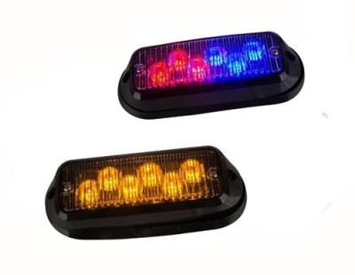 China Surface Mounted 6W Flashing Led Warning Lights DC 12V For Rescue Vehicle for sale