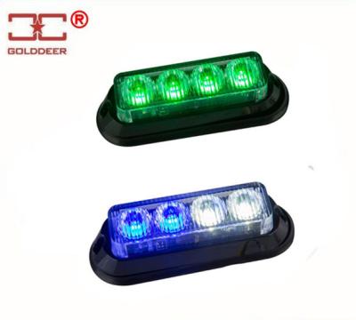 China Bagger 4W LED Lighthead, verzinken blaue/weiße LED-Rundumleuchten zu verkaufen