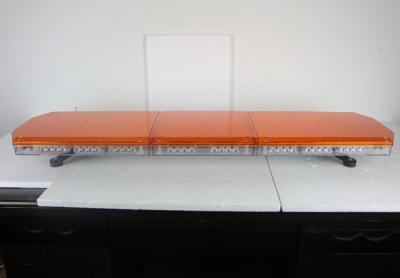 China Long 1200mm LED Warning Light Bar Intelligent With 22 Led Modules for sale