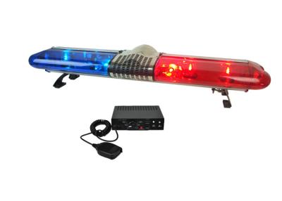 Chine rotateur d'avertissement Lightbars de police de 1200mm avec le haut-parleur et la sirène, guides optiques de sécurité à vendre