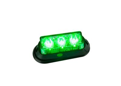 China 12V montaje superficial verde un LED que destella más brillante Lighthead para el vehículo SL623 de los camiones en venta