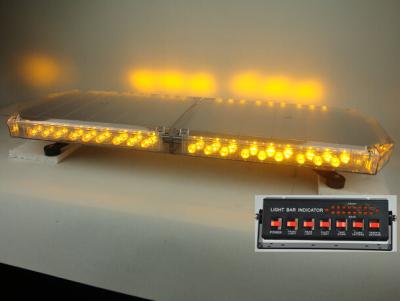 China 900mm Amber LED Lightbars With 15 Kinds Flash Patters , vehicle hazard warning lights for sale