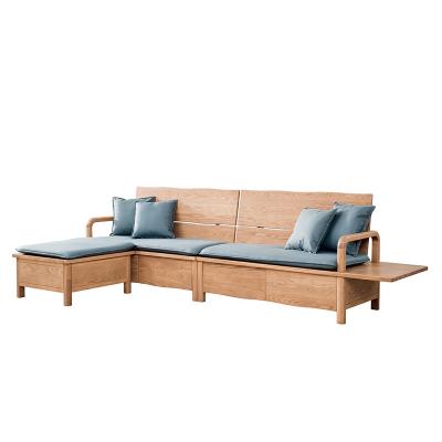 China Wood Ash Wood Sofa Set Furniture Living Room Sofa Chairs for sale