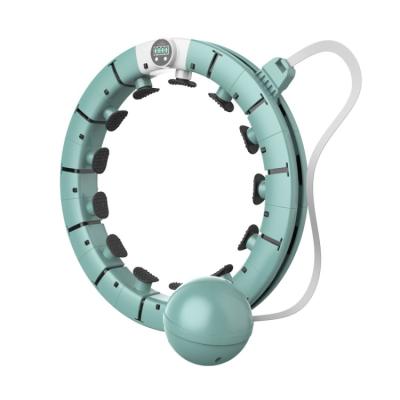 China Hoop Adjustable With 16 Detachable Knots Ball Smart Digital HU Adjustable Automatic Rotating La La Ring Hoops for sale