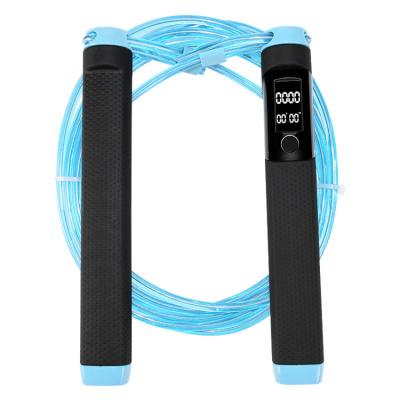 China Calorie Calculate Count Adjustable With Ball Bearings Speed ​​Jump Rope With Calorie Counter Digital Jump Rope for sale