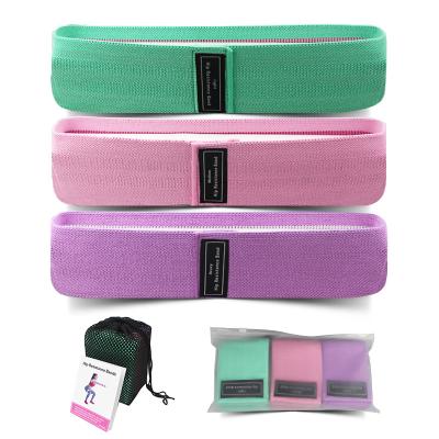 China High Elasticity Glute Bands for Women and Men Elastic Strength Squat Band, Non Slip Booty Private Label Hip Bands for sale