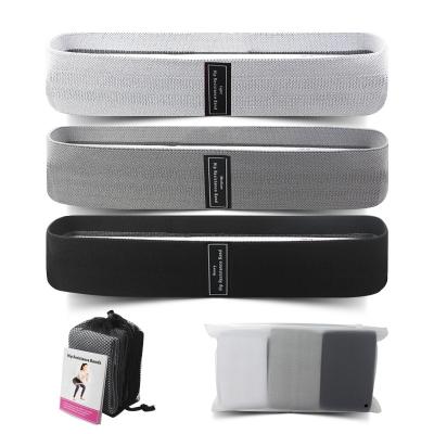 China High Elasticity Glute Bands for Women and Men Elastic Strength Squat Band, Non Slip Polyester Hip Strength Bands for sale