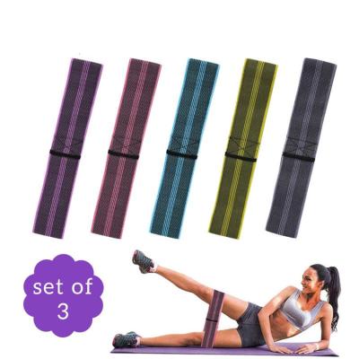 China High Elasticity Fabric Resistance Building Band For Glute Thigh Squat Elastic Fabric Pull Up Band for sale