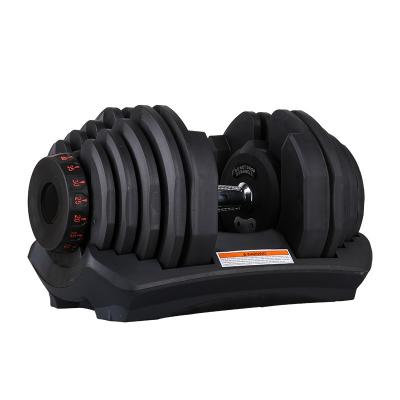 China Home use 40kg, white line, black color dumbbell for sale