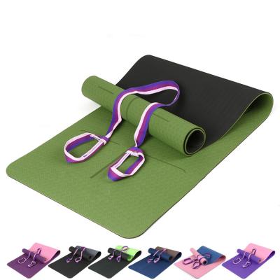 China Non Handle Adult Pilates Mats Body Alignment System Tear Cork Tpe Yoga Mats Manufacturer Slip Resistant for sale