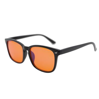 China 100% Orange Amber Anti Blue Light Blocking Filter Screen Blue Light Blocking Unisex Glasses for Gamers and Computer Users for sale