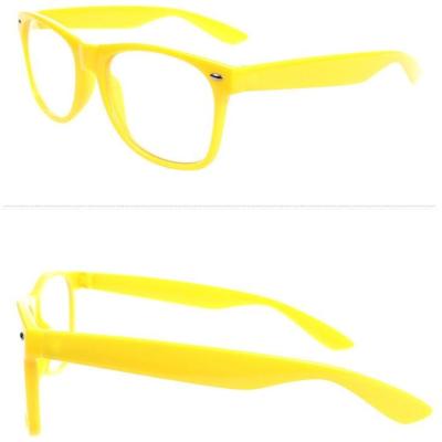 China Fashion Sunglasses Yellow Nerd Geek Lenses With Clear Lenses for sale