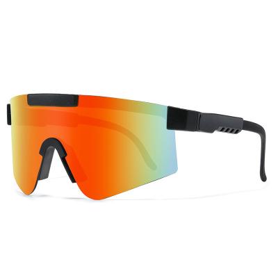 China Fashion Sunglasses Sports Big Frame UV400 Running Cycling Viper Sunglasses For Men And Women for sale