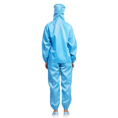 China Factory Supply Comfortable Cleanroom Antistatic Modular Clean Room Clothes ESD Working Clothing for sale