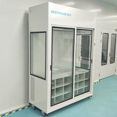 China Quick Set Of Materials Clean Room Related Clean Equipment High Cleanliness Painted Stainless Steel Clean Wardrobe for sale