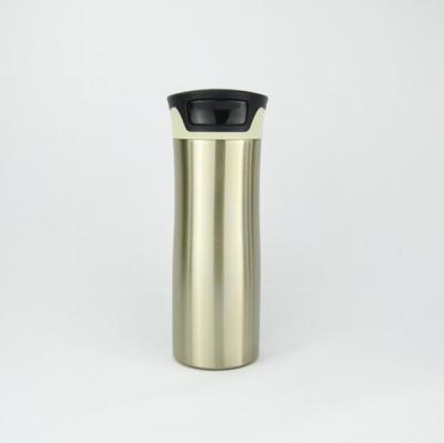 China OEM 550ML Durable Logo Vacuum Insulated Autoseal Travel Stainless Steel Double Walled Coffee Mug for sale