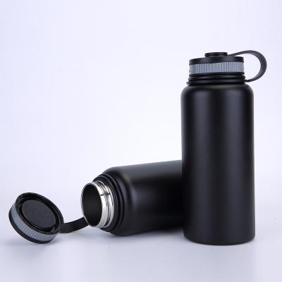 China New 32oz 18/8 Stainless Steel PORTABLE Water Bottle Vacuum Flask With Different Lids for sale