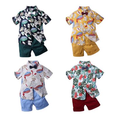 China Wholesale Bulk Boy Hot Selling Popular Printed Kids Dressing Sets Summer Kids Boys Casual Comfortable Clothing Boys Clothing for sale