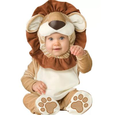 China Wholesale High Quality Cute Long Sleeve Christmas Lion Baby Rompers Performance for sale