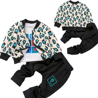 China Hip Hop 2pcs Toddler Boys Cotton Clothing Set Outfits Coats And Long Pants Sports Autumn Clothing Set for sale