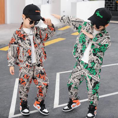 China Popular Safari Style Hip Hop Kids Clothing DRBMBL2008B01 Amazon Sets Boy Safari Style Kids Boys Clothing Hot Cake Kids Wear Set for sale