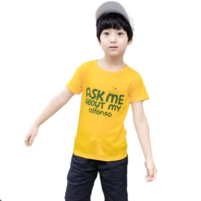 China The latest design DR180106BG002 factory direct sales children's breathable T-shirt boy's T-shirt cotton children's T-shirt for sale