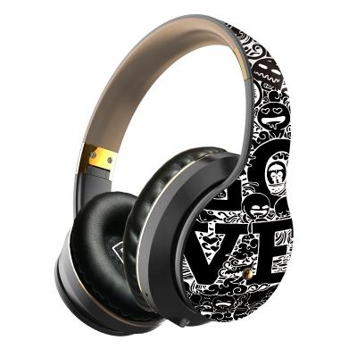 China Dynamic Rich Design Sound PC Graffiti Gaming Headset Earphone Computer Headband Computer Games Wireless Headset With MIC for sale