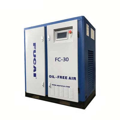 China FUCAI Good Price Oil Free Air Compressor Machine Oil Free Screw Air Compressor for sale