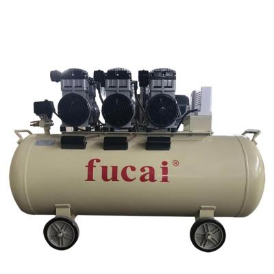 China 0.75x3 KW Oil Free 1.0x3 HP 7 Bar CE Oil Free Direct Driven Mini Dental Air Compressors and Muffler CE Approved for sale