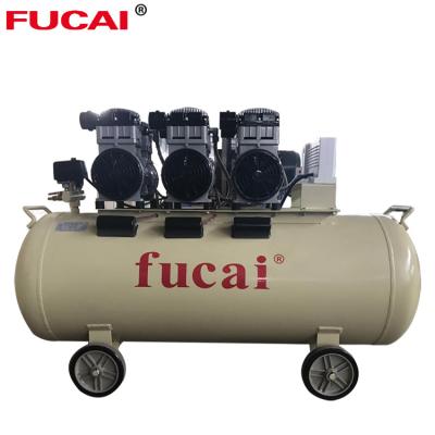 China 1.5x4HP160L oil-free tank FUCAI dental compressor oil-free and silent FC1100x4 air model for sale