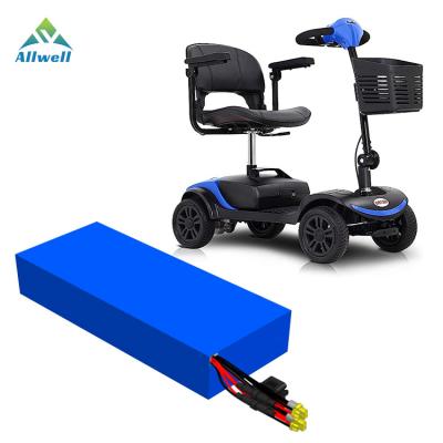 China Smart Home Appliances Bms Protection 48v 21ah 23.4ah Electric Wheelchair Lithium Battery Pack for sale