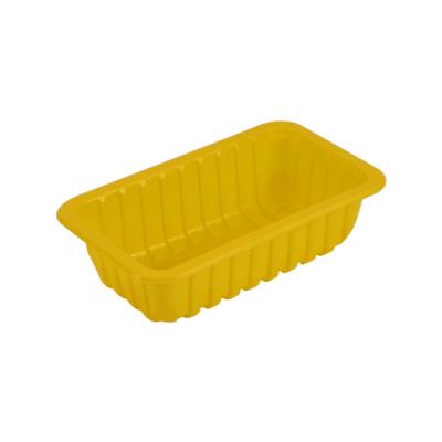 China Hot Selling Food China Water Vapor Barrier Properties Food Grade Tray Plastic PA PP Anti Fog White Tray for sale