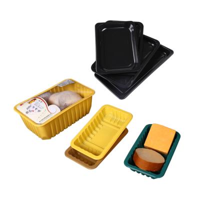 China Disposable High Gloss Plastic Food Injection Mold Factory Price Meat Display Thermoforming Industry Tray For Supermarket for sale