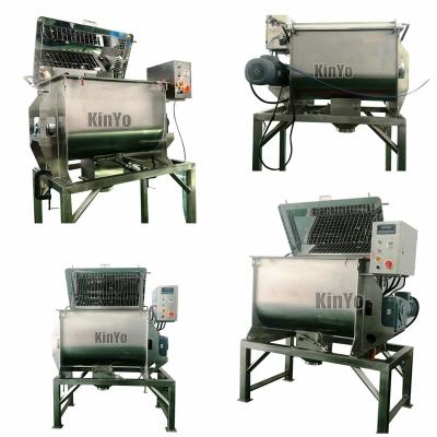 China Edible Powder Chinese Supply Stable Performance All Stainless Steel 304 Horizontal Ribbon Mixer For Different Powder for sale