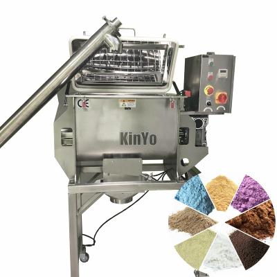 China KinYo Edible Powder Best Performance Stable And Durable All 304 Stainless Steel Ribbon Blender Grain Blender for sale