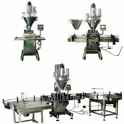 China High Performance New Standard Food Parts PLC Color Touch Screen 0.93kw Granule Powder Filling Machine for sale