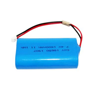 China Machine- Hot Selling 1500mAh Battery Lithium Ion Customized 7.4V 18650 Battery Lithium 2S Cell for sale