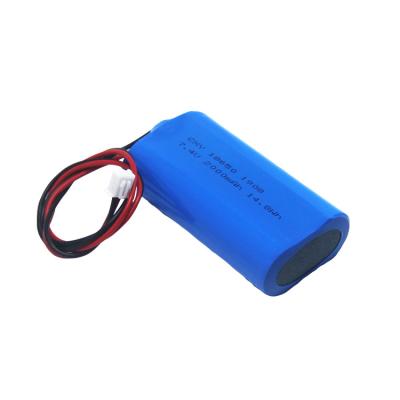 China Toys Lithium Battery Pack 7.4V 2000mAh Li Ion Battery Supply Free Sample for sale