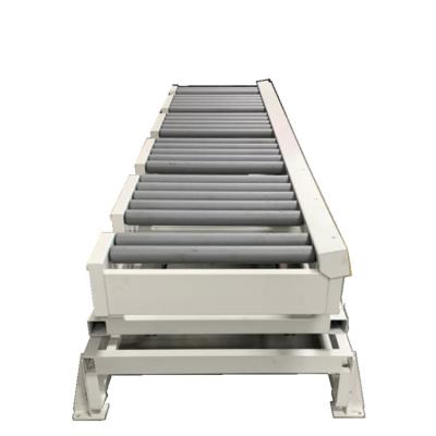 China Factory Gravity Roller Tables Rotating Power Steel Industrial Roller Conveyor System For Warehouse Handling for sale