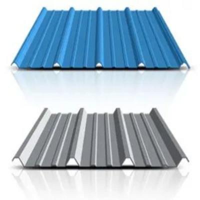 China Prepainted Galvanized PPGI Roofing Sheet Steel Metal Width 750-1250mm for sale