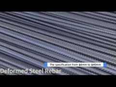 Reinforced Iron Rod Deformed Bar Steel Rebars Tolerance ±1% for Building Construction