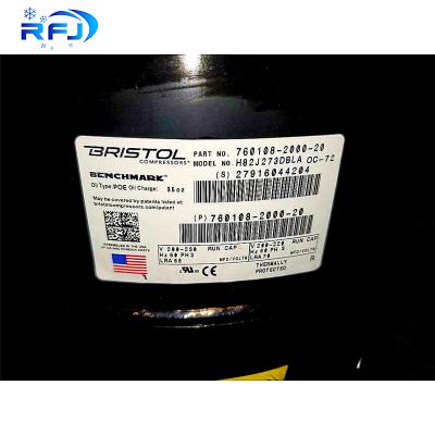 China Brand New Refrigeration Parts Original Hermetic Piston Compressor H82J273DBLA For Bristol Air Conditioning R410a for sale